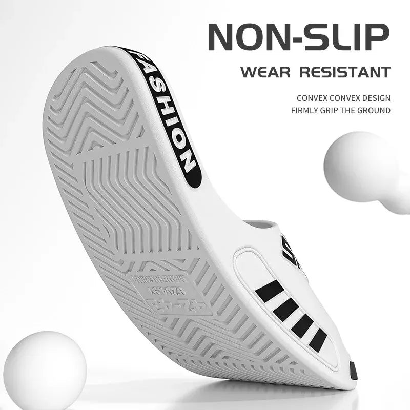 Men’s Summer Slippers – Thick Sole, Anti-Slip Indoor & Outdoor Sandals