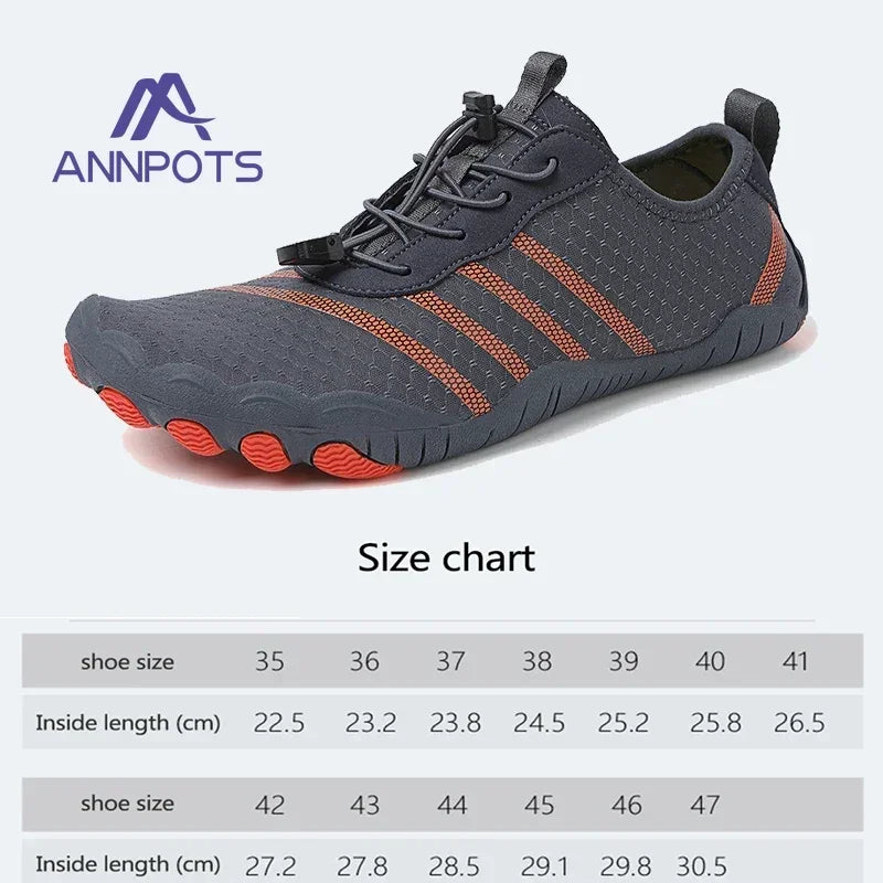 Men & Women Breathable Aqua Shoes Quick Dry Barefoot Beach, River & Swimming