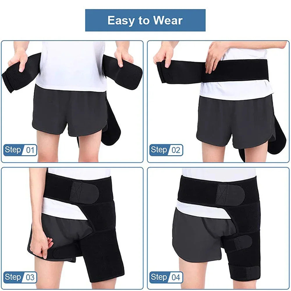 Tcare Thigh Compression Brace – Hip & Sciatica Pain Relief Wrap
