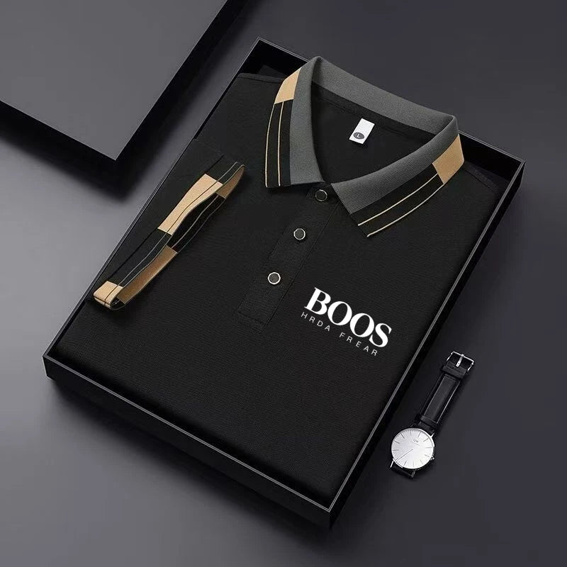 2025 New Men’s Polo Shirt – Short Sleeve Casual Top