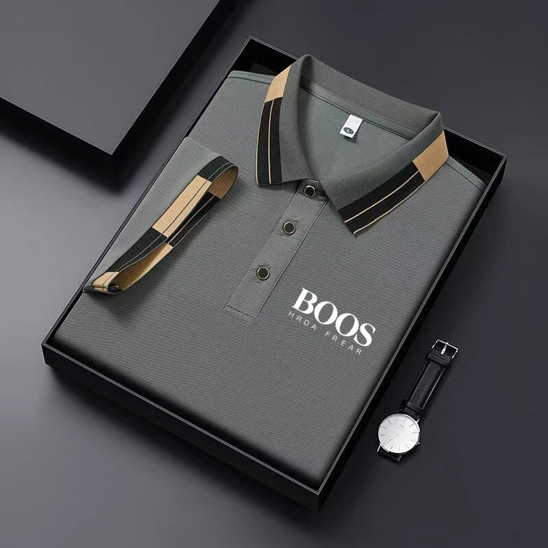 2025 New Men’s Polo Shirt – Short Sleeve Casual Top