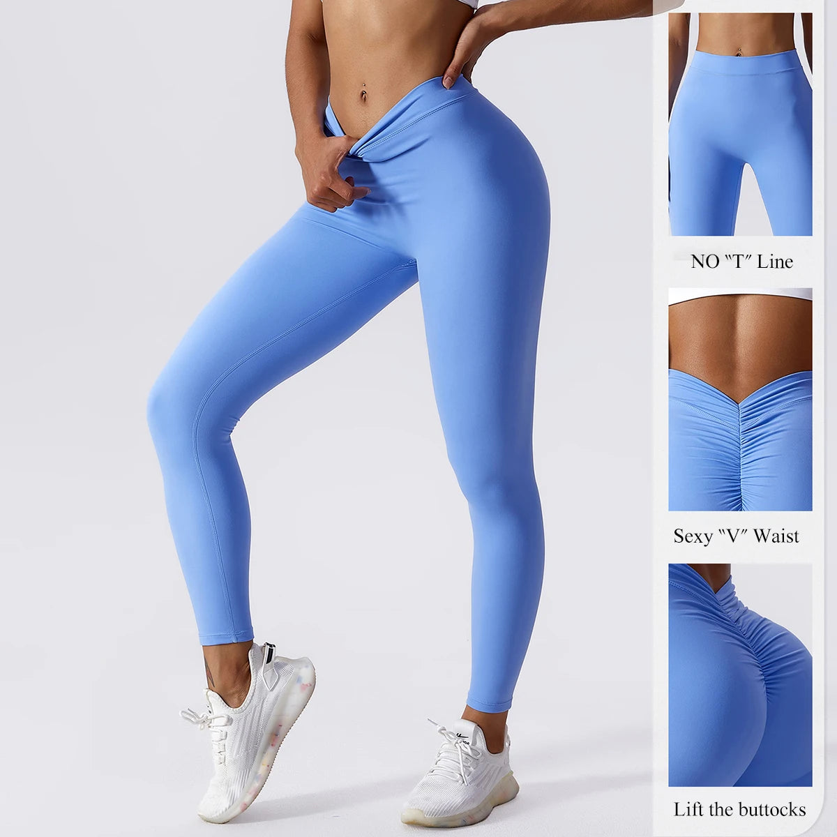Women’s High-Waist Scrunch Yoga Leggings