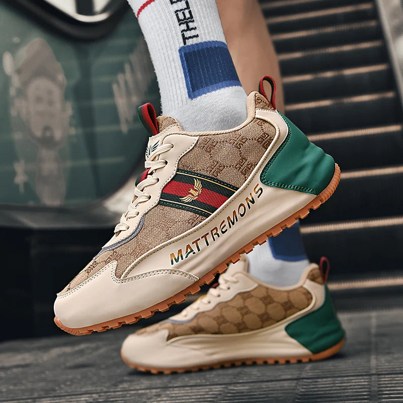 Men’s Fashion Casual Sneakers – Thick Sole Walking Shoes