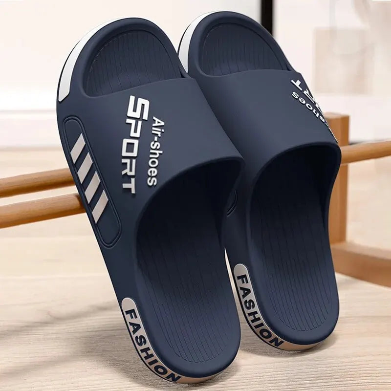 Men’s Summer Slippers – Thick Sole, Anti-Slip Indoor & Outdoor Sandals