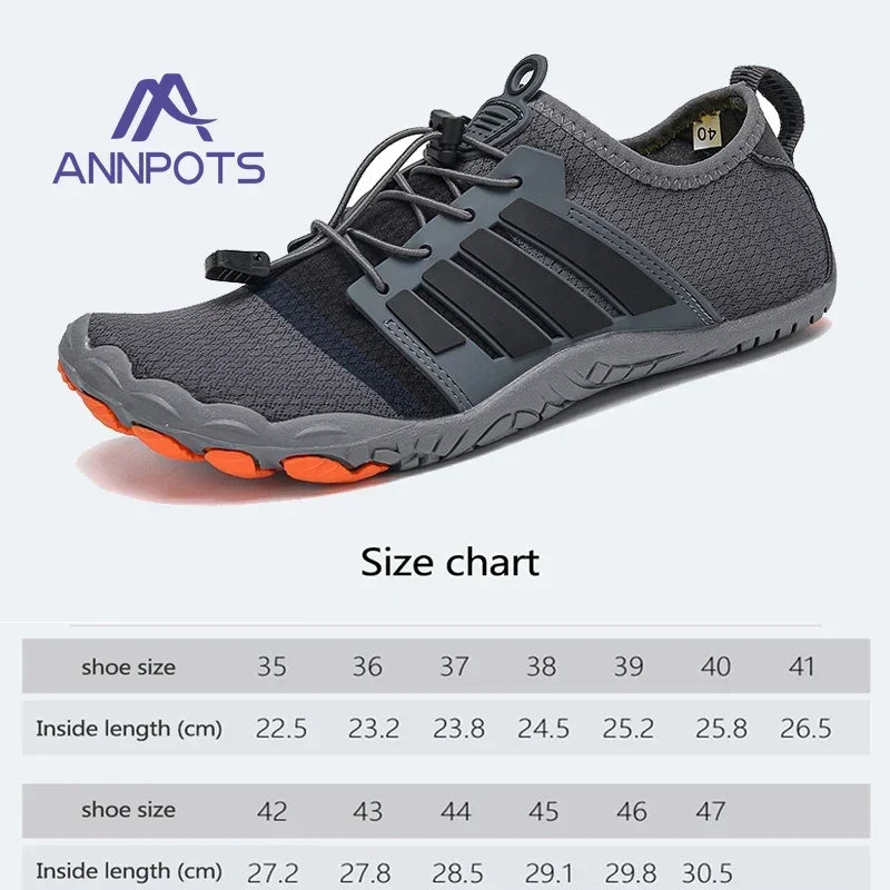 Men & Women Breathable Aqua Shoes Quick Dry Barefoot Beach, River & Swimming