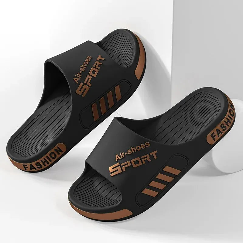 Men’s Summer Slippers – Thick Sole, Anti-Slip Indoor & Outdoor Sandals