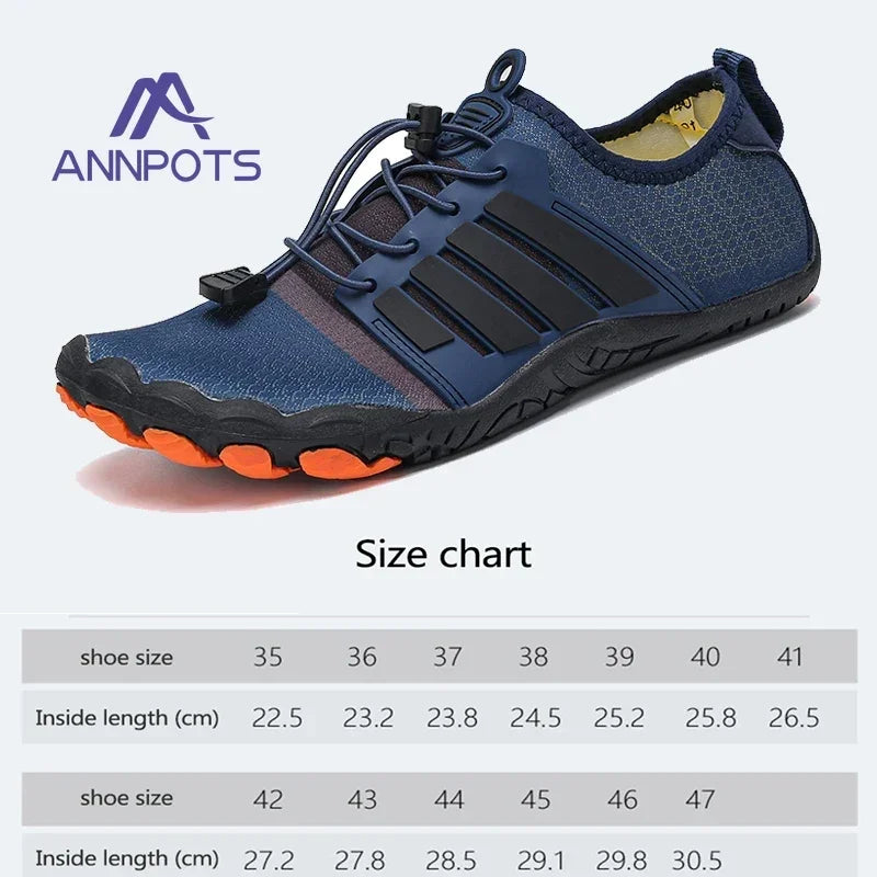 Men & Women Breathable Aqua Shoes Quick Dry Barefoot Beach, River & Swimming