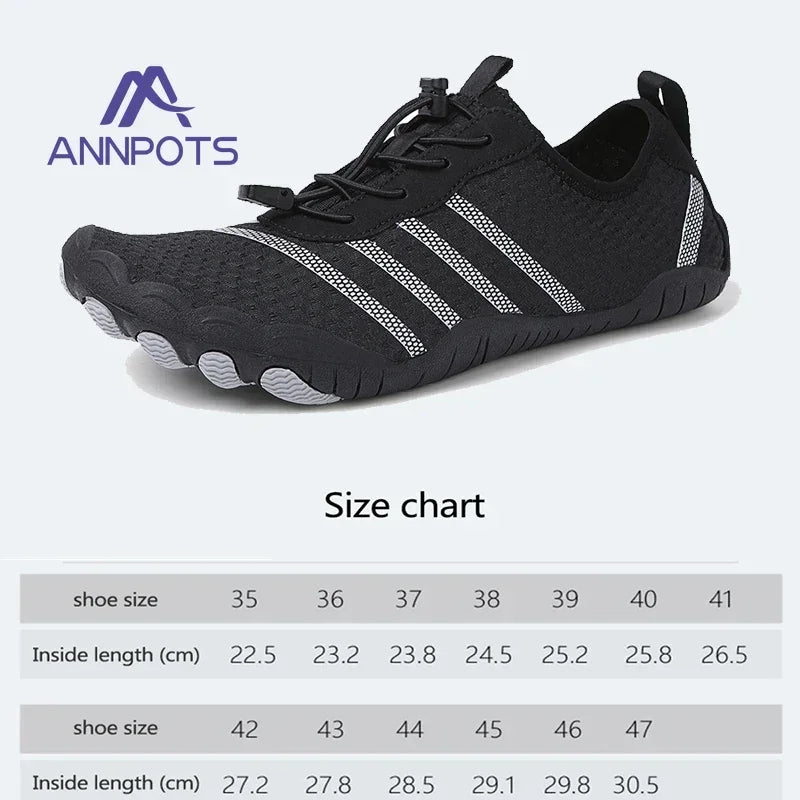 Men & Women Breathable Aqua Shoes Quick Dry Barefoot Beach, River & Swimming