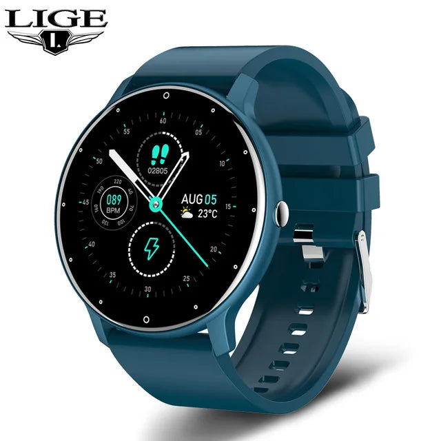 2025 Full Touch Screen, Sport Fitness &  Waterproof, Bluetooth for Android & iOS