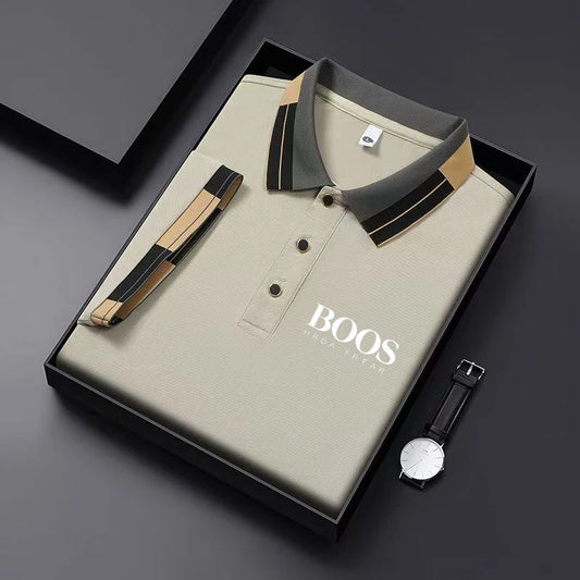 2025 New Men’s Polo Shirt – Short Sleeve Casual Top