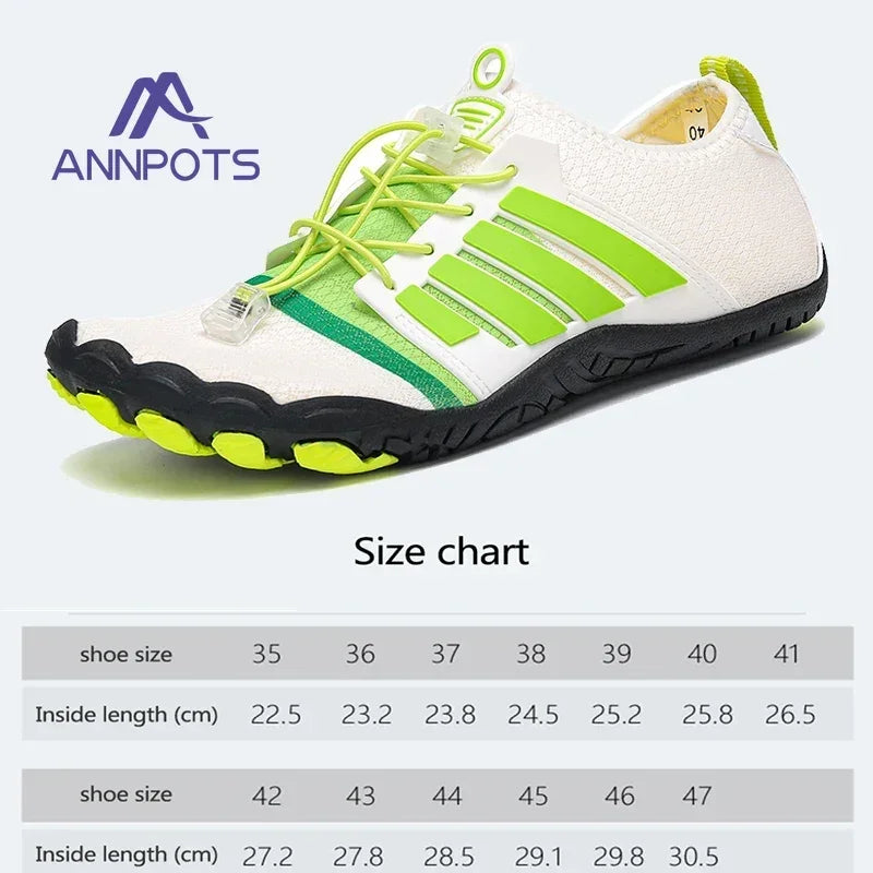 Men & Women Breathable Aqua Shoes  Quick Dry Barefoot Beach, River & Swimming