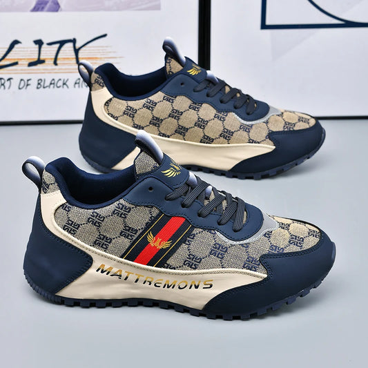 Men’s Fashion Casual Sneakers – Thick Sole Walking Shoes