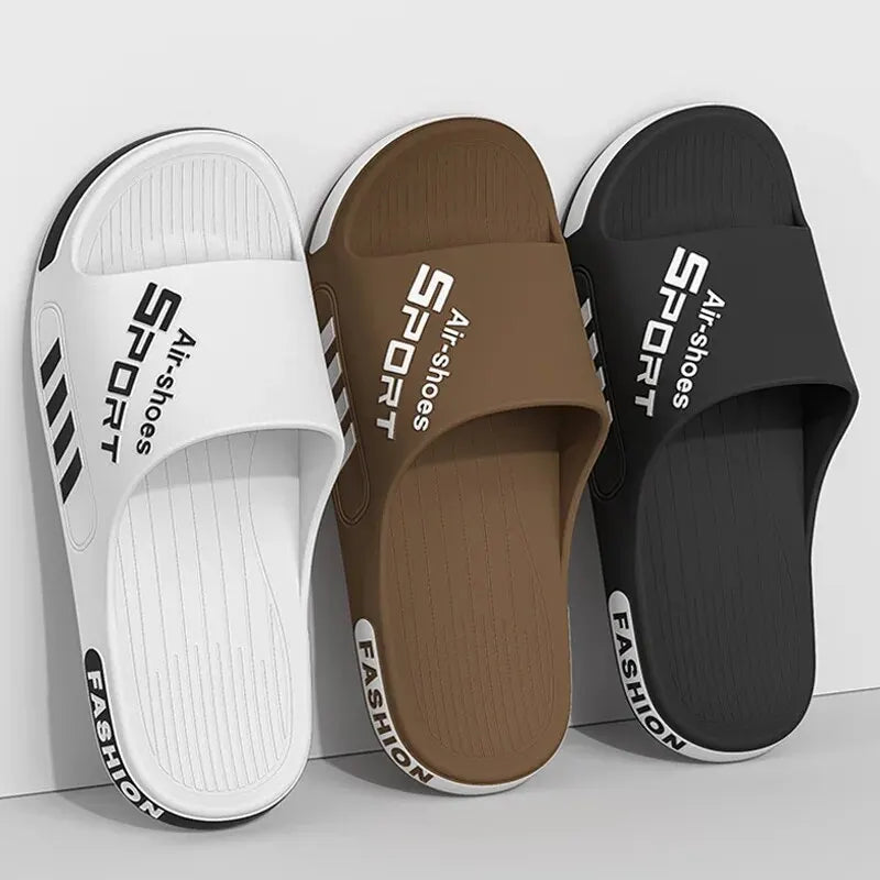Men’s Summer Slippers – Thick Sole, Anti-Slip Indoor & Outdoor Sandals