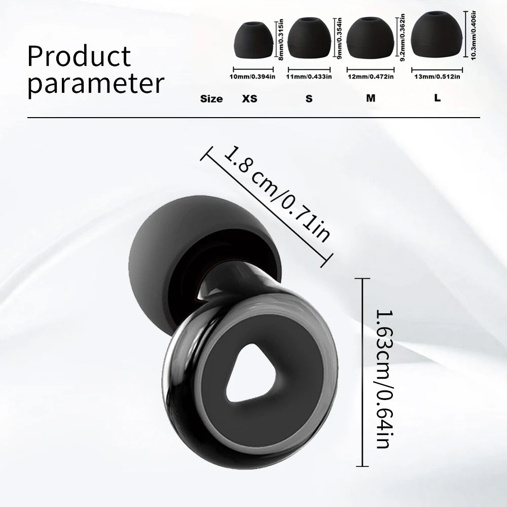 Reusable Noise Reduction Ear Plugs – Clear Speech & Everyday Noise Relief