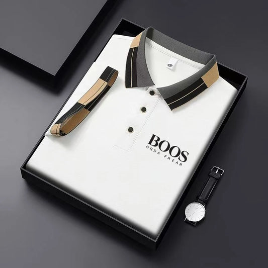 2025 New Men’s Polo Shirt – Short Sleeve Casual Top