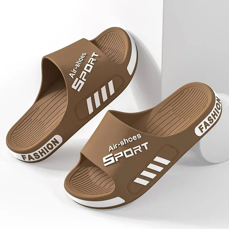 Men’s Summer Slippers – Thick Sole, Anti-Slip Indoor & Outdoor Sandals