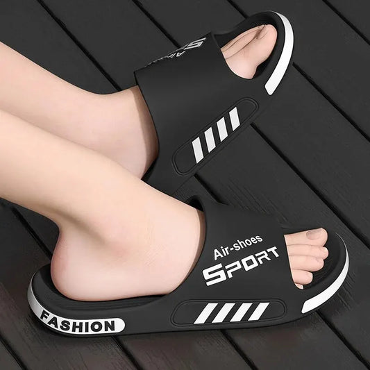 Men’s Summer Slippers – Thick Sole, Anti-Slip Indoor & Outdoor Sandals