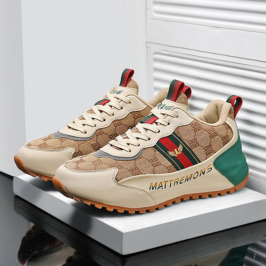 Men’s Fashion Casual Sneakers – Thick Sole Walking Shoes