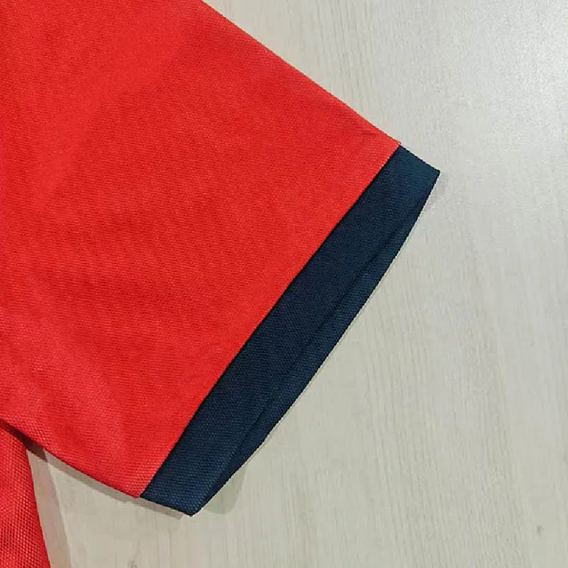 Men’s Summer Slim Fit Polo Shirt – Short Sleeve, Color Block, 3D Print