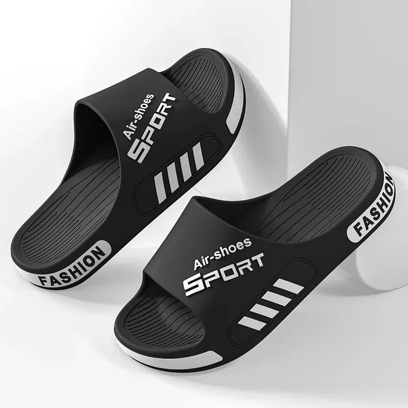 Men’s Summer Slippers – Thick Sole, Anti-Slip Indoor & Outdoor Sandals