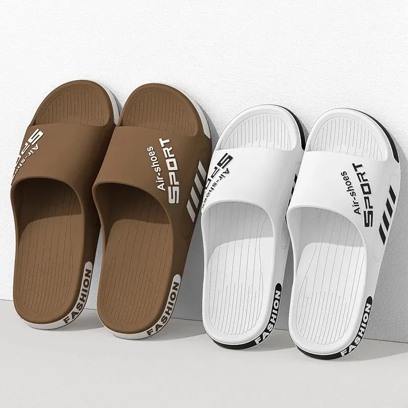 Men’s Summer Slippers – Thick Sole, Anti-Slip Indoor & Outdoor Sandals